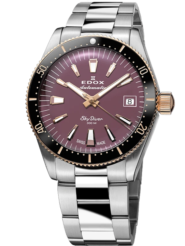 Часы Edox Skydiver 80131-357RNRM-VIO