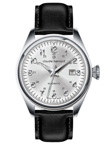 CLAUDE BERNARD PROUD HERITAGE AUTOMATIC 3 HANDS WITH SAPPHIRE 80132-3C-AIN
