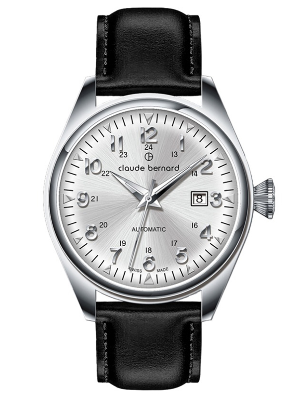 Ceas Claude Bernard Proud Heritage Automatic 3 Hands With Sapphire 80132-3C-AIN