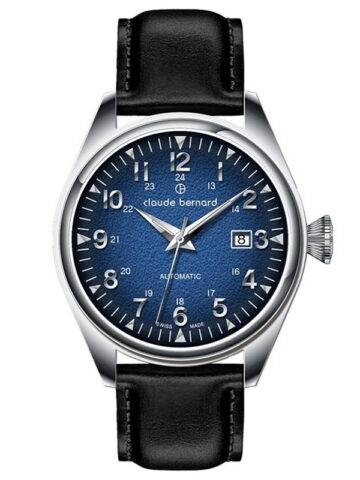 CLAUDE BERNARD PROUD HERITAGE AUTOMATIC 3 HANDS WITH SAPPHIRE 80132-3C-BUIND