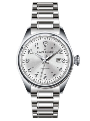 CLAUDE BERNARD PROUD HERITAGE AUTOMATIC 3 HANDS WITH SAPPHIRE 80132-3M-AIN