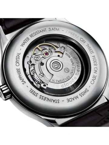 CLAUDE BERNARD SLIM LINE AUTOMATIC MOON PHASE 80501-3-NIN