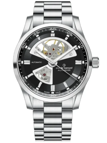85030-3M-NIN CLAUDE BERNARD AQUARIDER Automatic Open Heart 85030-3M-NIN