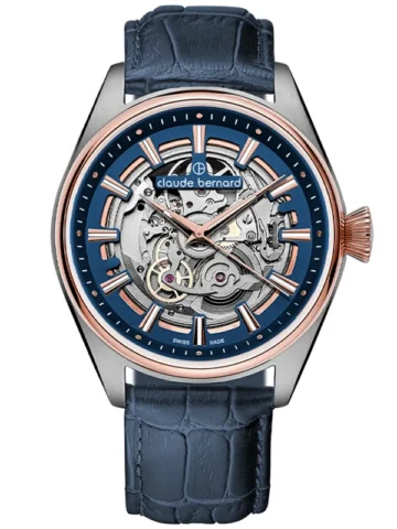 CLAUDE BERNARD Proud Heritage Automatic Skeleton 85309-357RC-BUIR