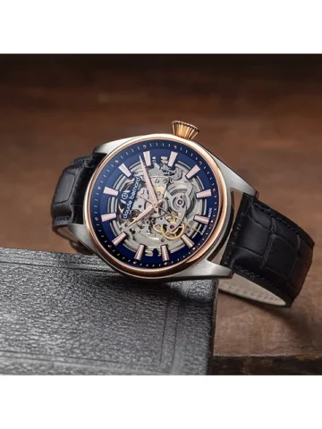 85309-357rc-buir.1 CLAUDE BERNARD Proud Heritage Automatic Skeleton 85309-357RC-BUIR