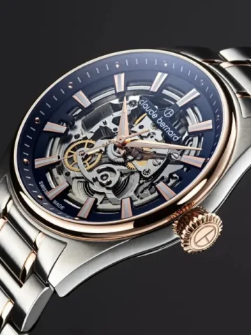 85309-357rm-buir.2 CLAUDE BERNARD Proud Heritage Automatic Skeleton 85309-357RM-BUIR
