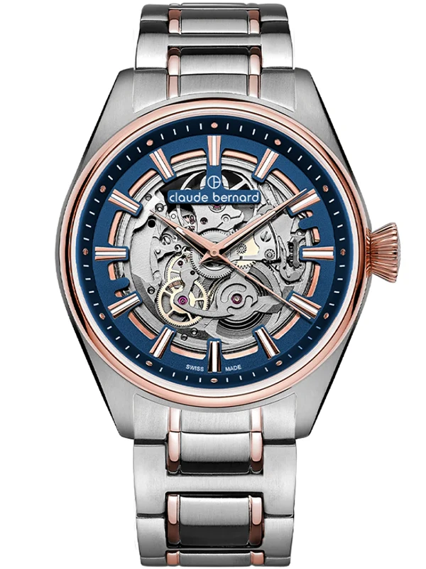 Ceas Claude Bernard Proud Heritage Automatic Skeleton 85309-357RM-BUIR