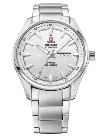 9-1-10 SWISS MILITARY BY CHRONO QUARTZ WATCHES SM34027.02