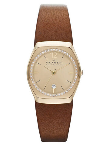 9-5-1 SKAGEN LEATHER SKW2258