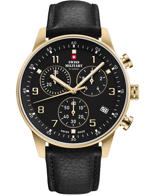 Часы Swiss Military By Chrono Quartz Chronograph SM34114.10