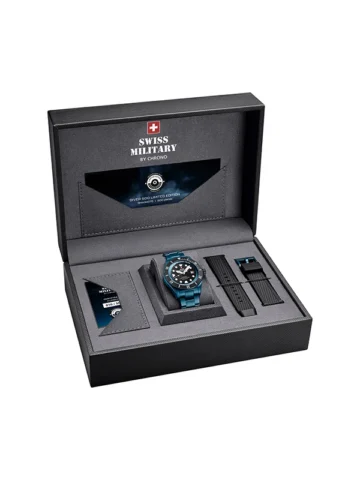 SMA34075.10.6 SWISS MILITARY BY CHRONO AUTOMATIC DIVER 500 LE SMA34075.10