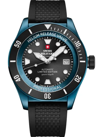 SMA34075.10.7 SWISS MILITARY BY CHRONO AUTOMATIC DIVER 500 LE SMA34075.10