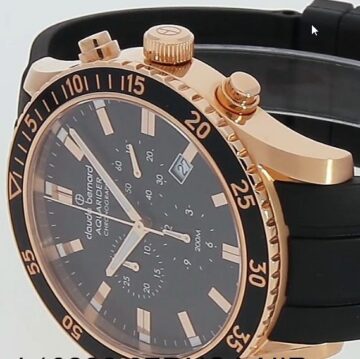 CLAUDE BERNARD AQUARIDER CHRONOGRAPH 10223-37RNCA-NIR