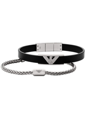 egs2875040-set EMPORIO ARMANI EAGLE LOGO BRACELET SET EGS2875040