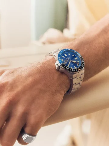 FOSSIL BLUE GMT FS5991