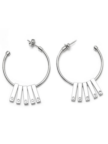 STORM Funkicharm Earrings silver