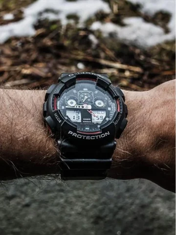 ga-100-1a4er.1 CASIO G-SHOCK GA-100-1A4ER