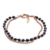 ja6853791s1-1 FOSSIL SHIMMER GLASS STONE DOUBLE CHAIN JA6853791
