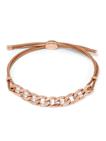 jf01484791c1 FOSSIL GLITZ CURB CHAIN STARTER JF01484791