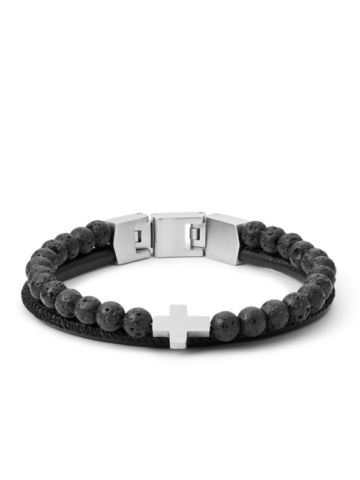 jf03120040s1 FOSSIL DUO BLACK AGATE JF03120040