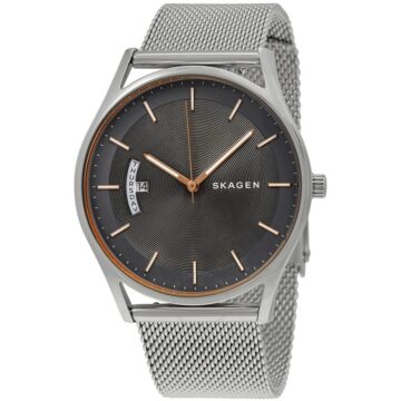 skagen-holst-silver-dial-steel-mesh-mens-watch-skw6396 SKAGEN SKW6396