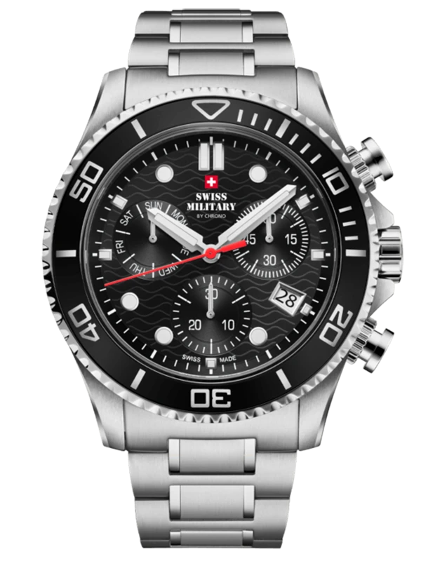 Часы Swiss Military By Chrono Quartz Chronograph SM34101.01