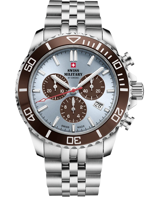 Часы Swiss Military By Chrono Quartz Chronograph SM34103.06