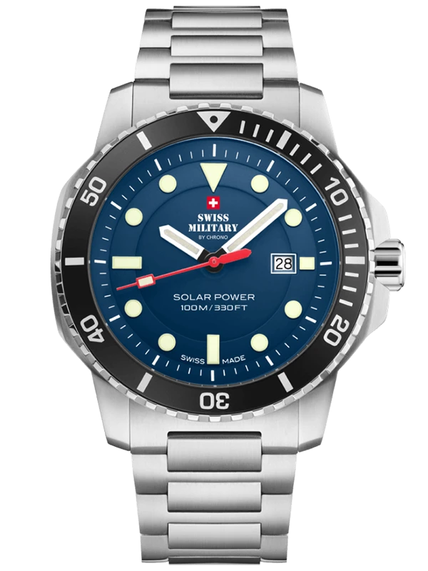 Часы Swiss Military By Chrono Quartz Watches Solar SMS34102.02