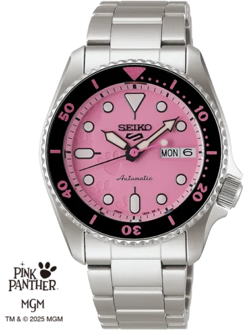 SEIKO 5 SPORTS Pink Panther LE SRPM07K1