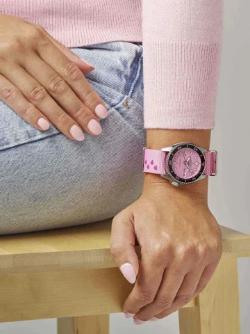 srpm07k1.4 SEIKO 5 SPORTS Pink Panther LE SRPM07K1
