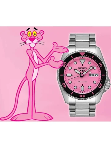 SEIKO 5 SPORTS Pink Panther LE SRPM07K1