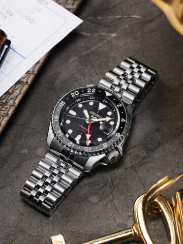 SEIKO 5 SPORTS BLACK GRAPE GMT SSK001K1