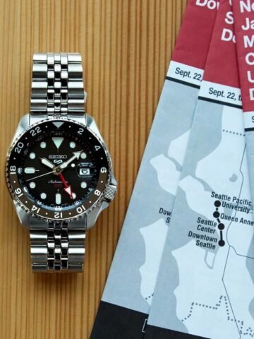 SEIKO 5 SPORTS BLACK GRAPE GMT SSK001K1